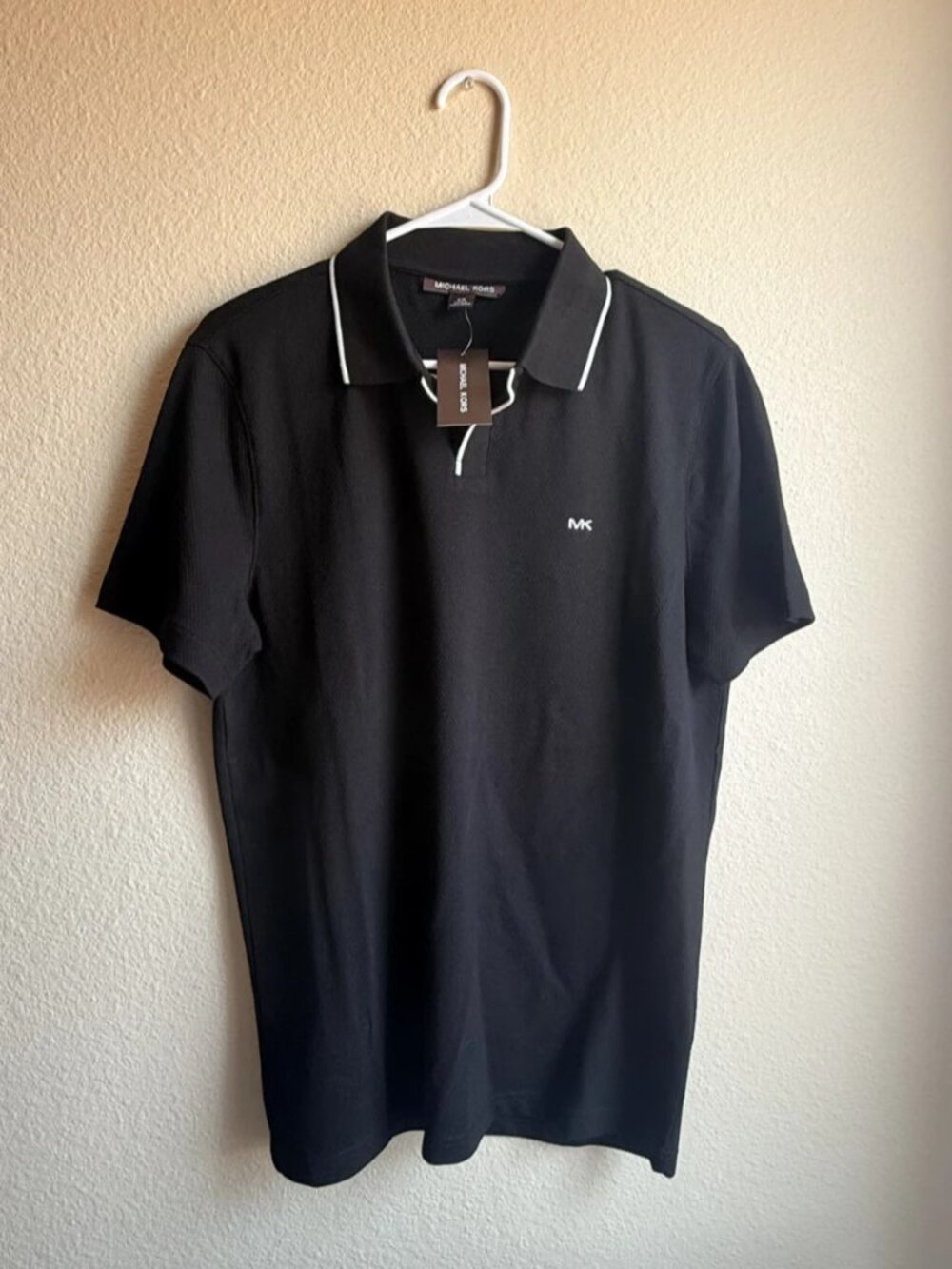 Michael Kors Men's Polo Shirt Black Size S NWT